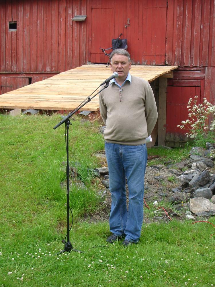 Gave fra næringslivet: Kjell taler